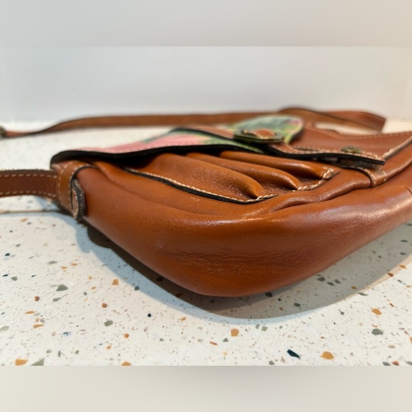 Patricia Nash Floral Leather Crossbody Handbag - Picture 12 of 16